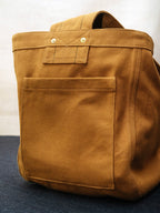 Newspaper Bag  – Tan Canvas
