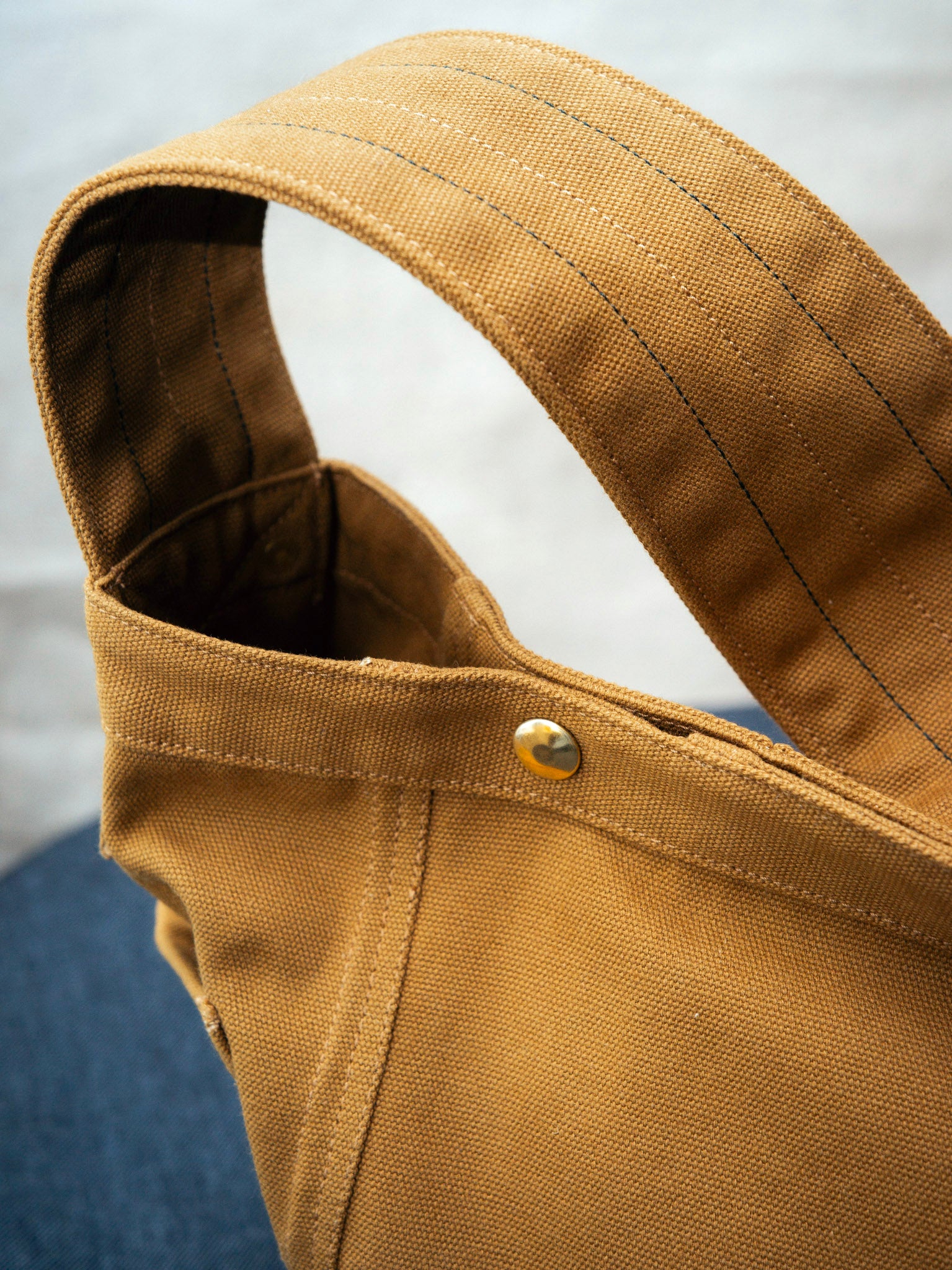 Newspaper Bag  – Tan Canvas