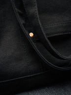Coal Tote Bag – Black Canvas