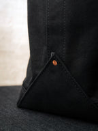 Coal Tote Bag – Black Canvas