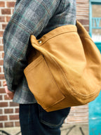 Newspaper Bag  – Tan Canvas
