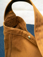 Newspaper Bag  – Tan Canvas