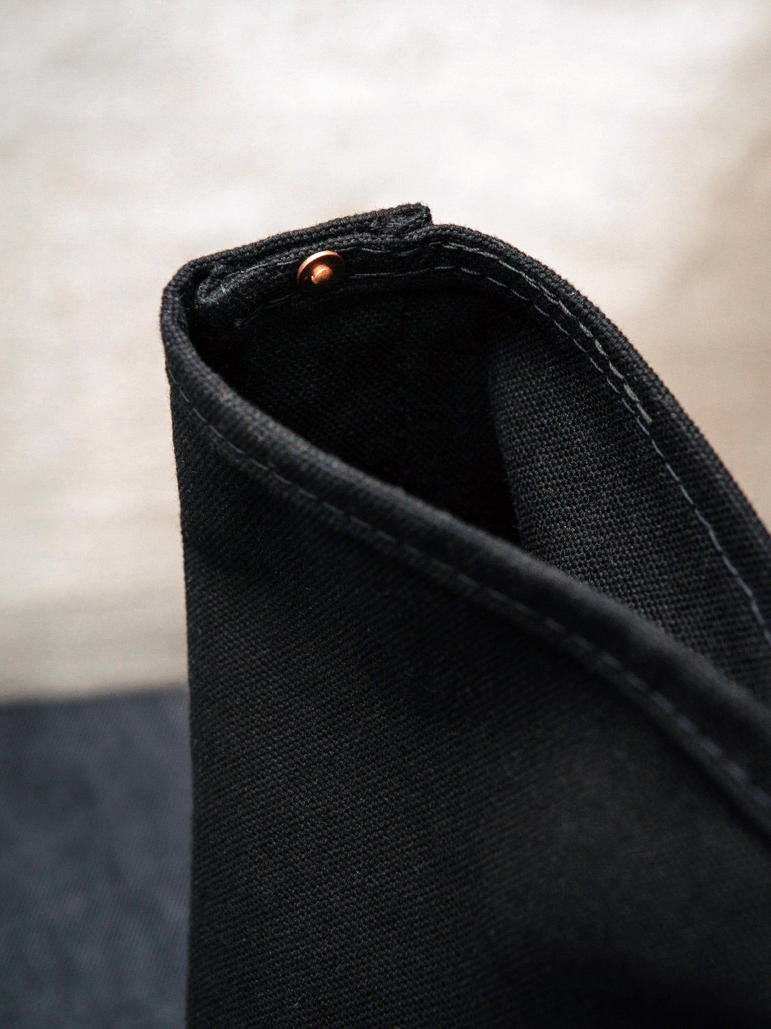 Coal Tote Bag – Black Canvas