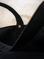 Coal Tote Bag – Black Canvas